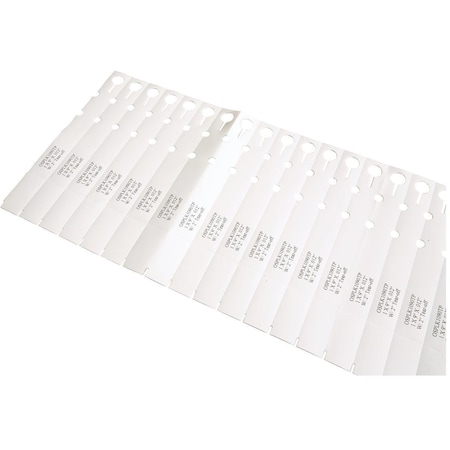 OnSyte Perforated Thermal Transfer Printable Strip Tags